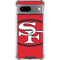 NFL San Francisco 49ers Retro Logo Google Pixel 7a Clear Case